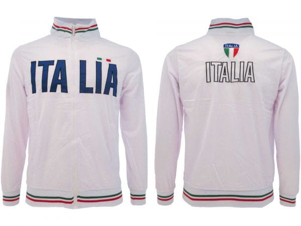 White Italian Track Jacket