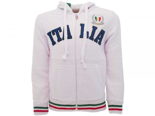 White Italian Zip